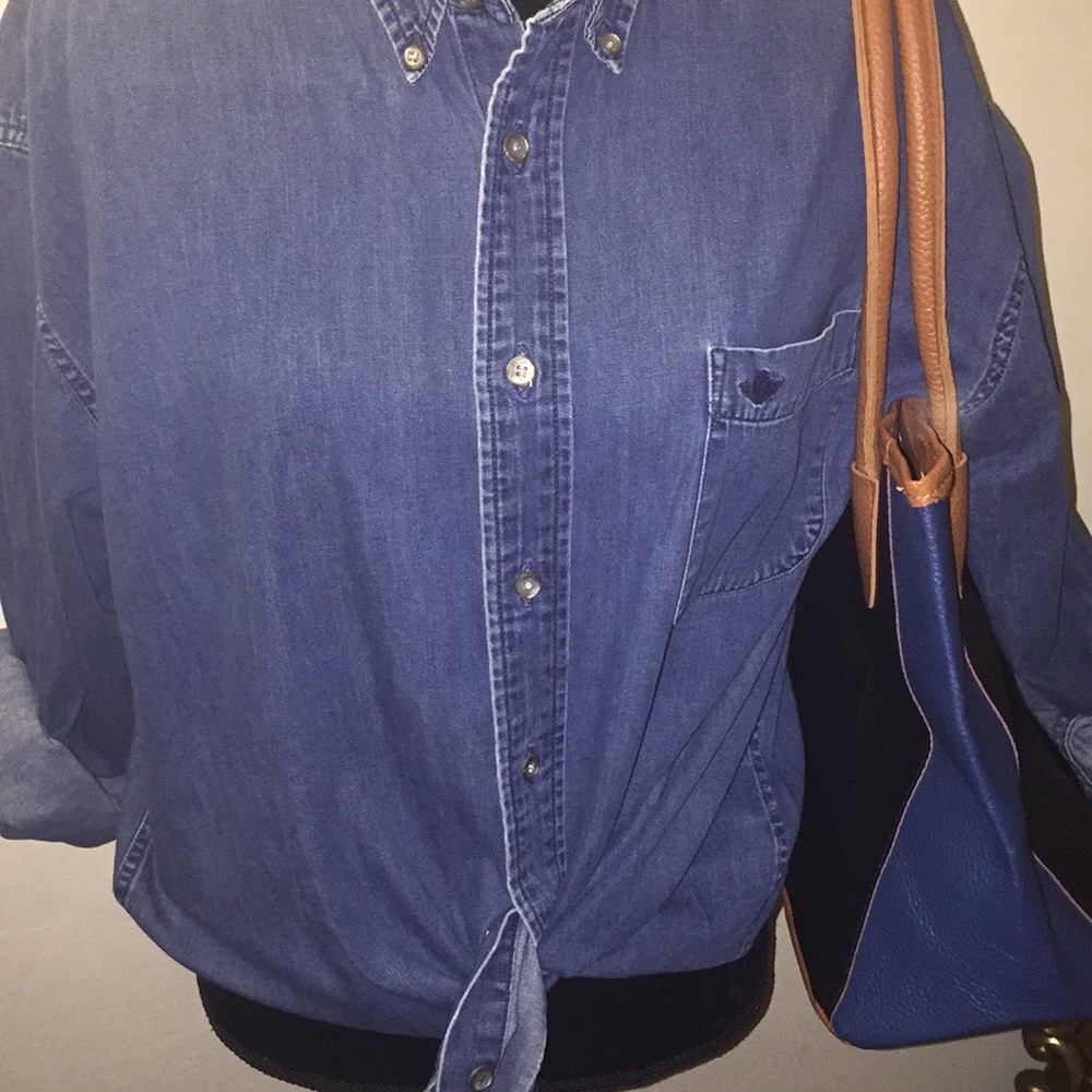 🍁Vintage oversized Denim Dockers Button Up🍁